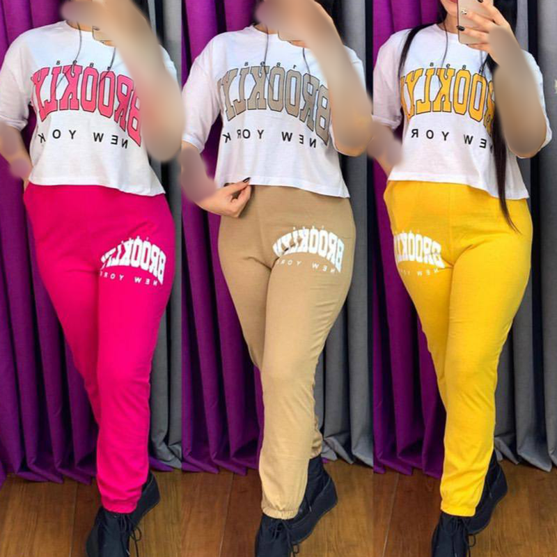 ‌ست کراپ شلوار Brooklyn (پک 4 عددی)