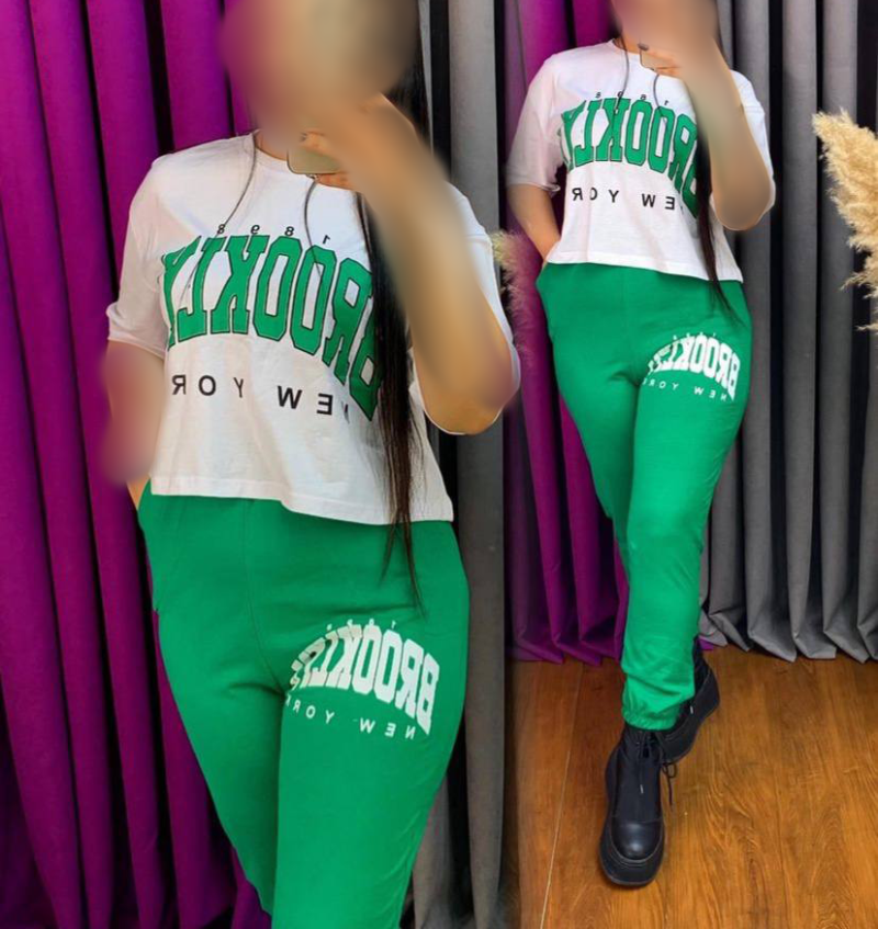 ‌ست کراپ شلوار Brooklyn (پک 4 عددی)