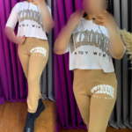 ‌ست کراپ شلوار Brooklyn (پک 4 عددی)