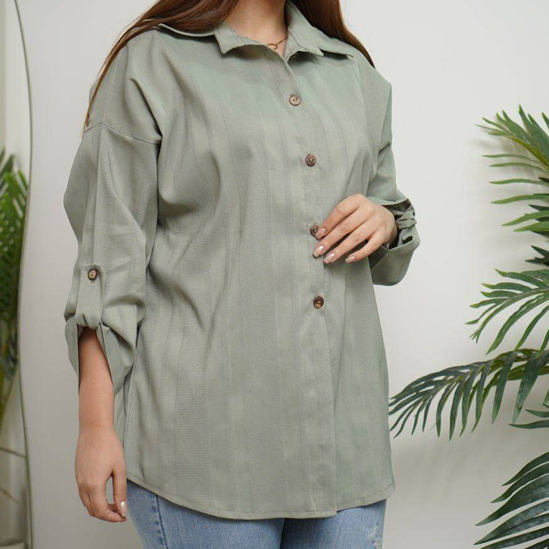 مانتو مراکشی جلو باز پشت دکمه (پک 4 عددی)