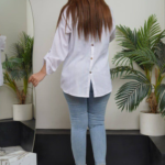 مانتو مراکشی جلو باز پشت دکمه (پک 4 عددی)