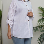 مانتو مراکشی جلو باز پشت دکمه (پک 4 عددی)