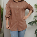 مانتو مراکشی جلو باز پشت دکمه (پک 4 عددی)