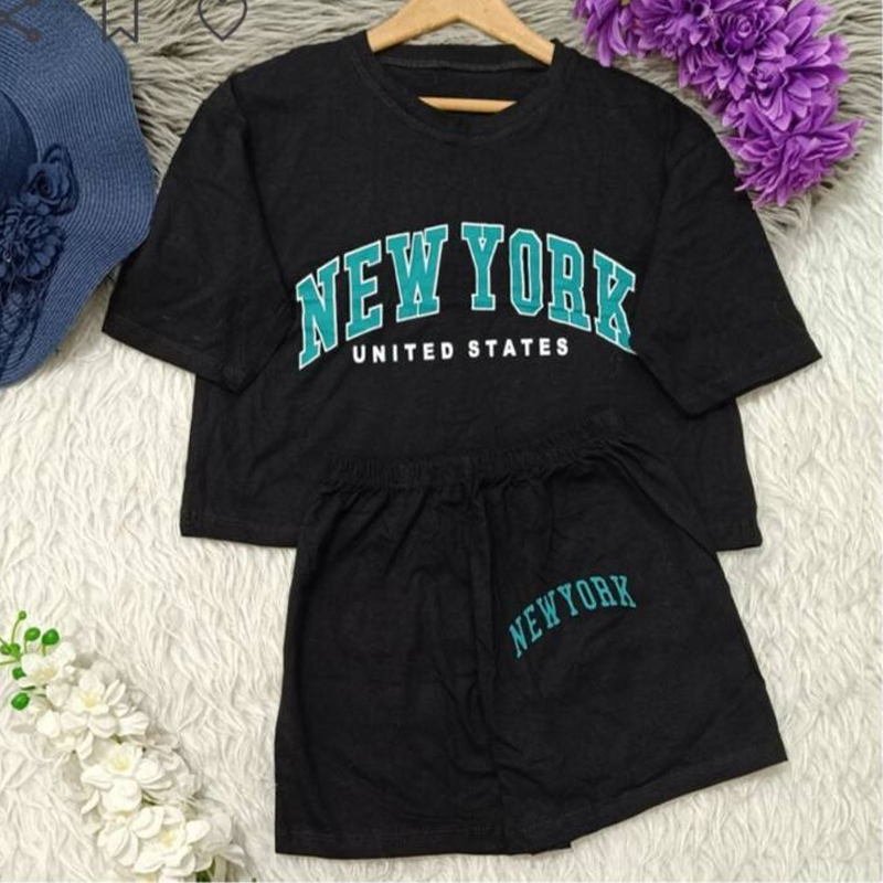 کراپ و شورتک نیویورک (پک 4 عددی)