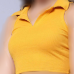 تاپ رکابی یقه مردانه (پک 6 عددی)