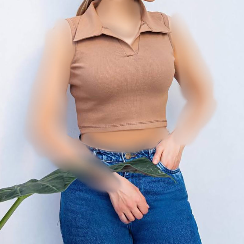 تاپ رکابی یقه مردانه (پک 6 عددی)