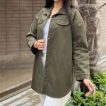 مانتو قواره دار بغل دکمه (پک 5 عددی)