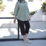 مانتو دکمه پاکتی الهه (پک 5 عددی)