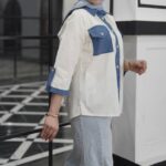 مانتو دوجیب مدل هانیه (پک 5 عددی)