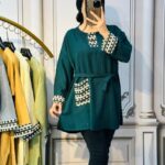 تونیک مانتویی قواره بزرگ (پک 6 عددی)