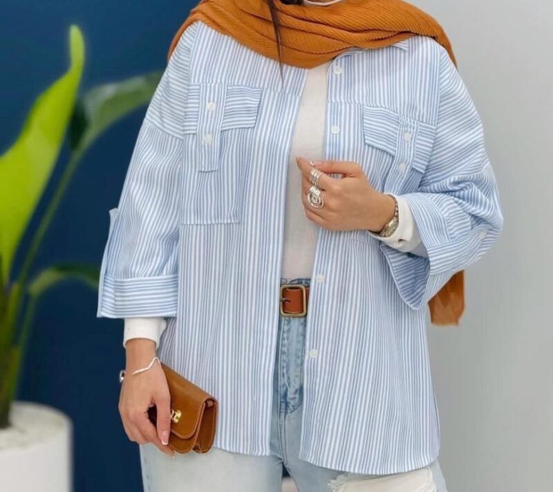 مانتو مدل جیب صلیبی (پک 4 عددی)