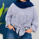 مانتو مدل جیب صلیبی (پک 4 عددی)