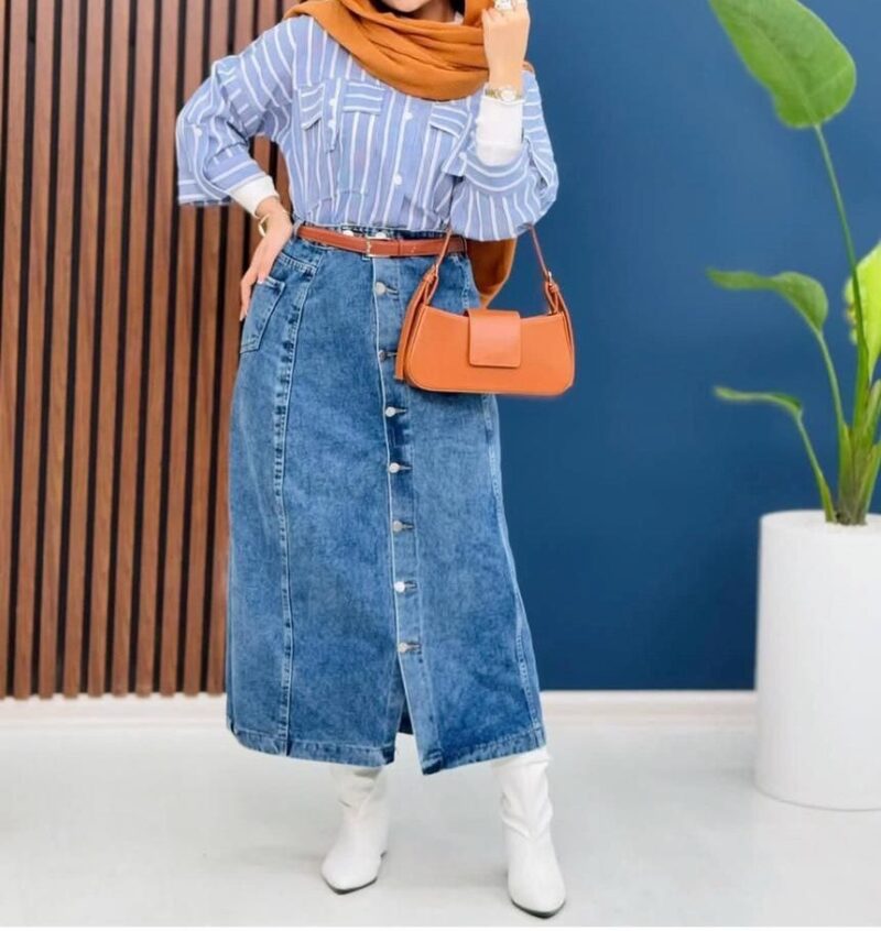 مانتو مدل جیب صلیبی (پک 4 عددی)