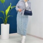 مانتو مدل جیب صلیبی (پک 4 عددی)