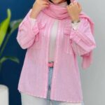 مانتو مدل جیب صلیبی (پک 4 عددی)