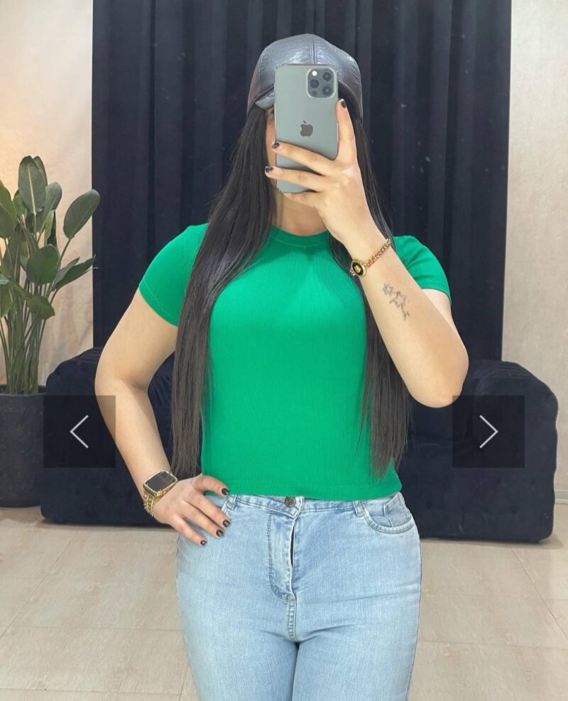 کراپ بیسیک ساده نخ پنبه (پک 6 عددی)