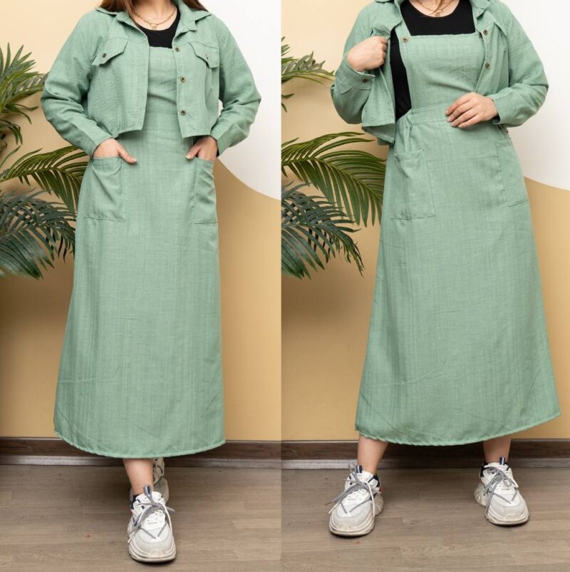 ست کت کراپ و بیلر صوفیا (پک 6 عددی)