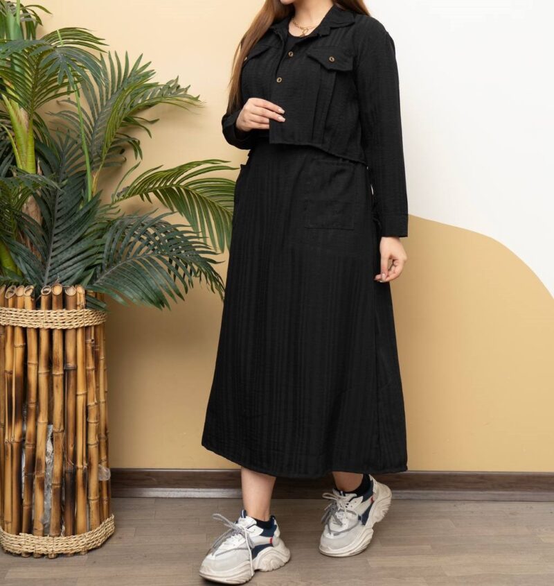 ست کت کراپ و بیلر صوفیا (پک 6 عددی)