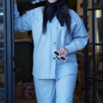 ست مانتو شلوار کتان (پک 3 عددی)