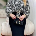 شومیز الیزه سگکدار پلنگی اعلا (پک 5 عددی)