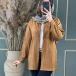 مانتو ۲جیب قواره دار مهلا (پک 5 عددی)