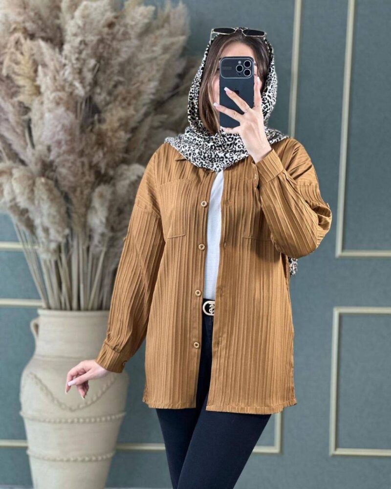 مانتو ۲جیب قواره دار مهلا (پک 5 عددی)