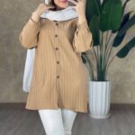 مانتو ساده مولود (پک 5 عددی)