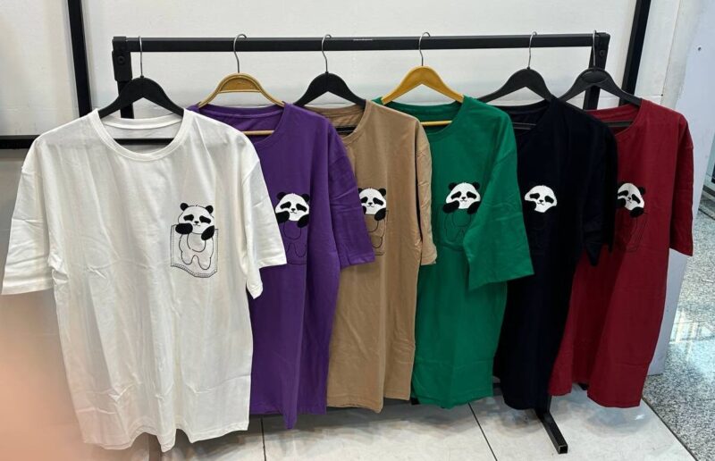 تیشرت سوپرلش پاندا (پک 6 عددی)