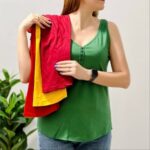 تاپ کراپ یقه هفت (پک 6 عددی)