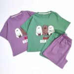 ست کراپ شورتک ۳خرس (پک 6 عددی)