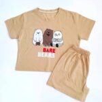 ست کراپ شورتک ۳خرس (پک 6 عددی)