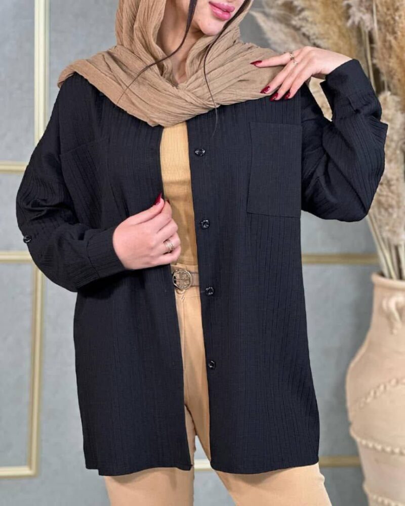 مانتو ۲جیب مرجان (پک 4 عددی)