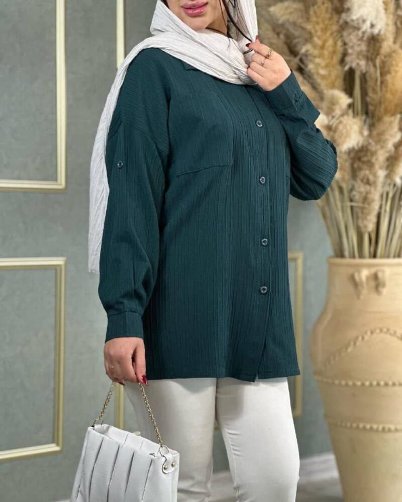 مانتو ۲جیب مرجان (پک 4 عددی)