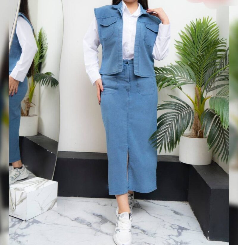 ست ۳ تیکه کت و دامن و شومیز (پک 3 عددی)