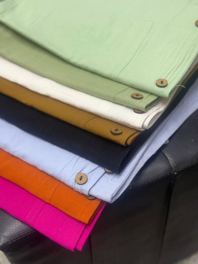 مانتو دوجیب بزرگ فرانک (پک 4 عددی)