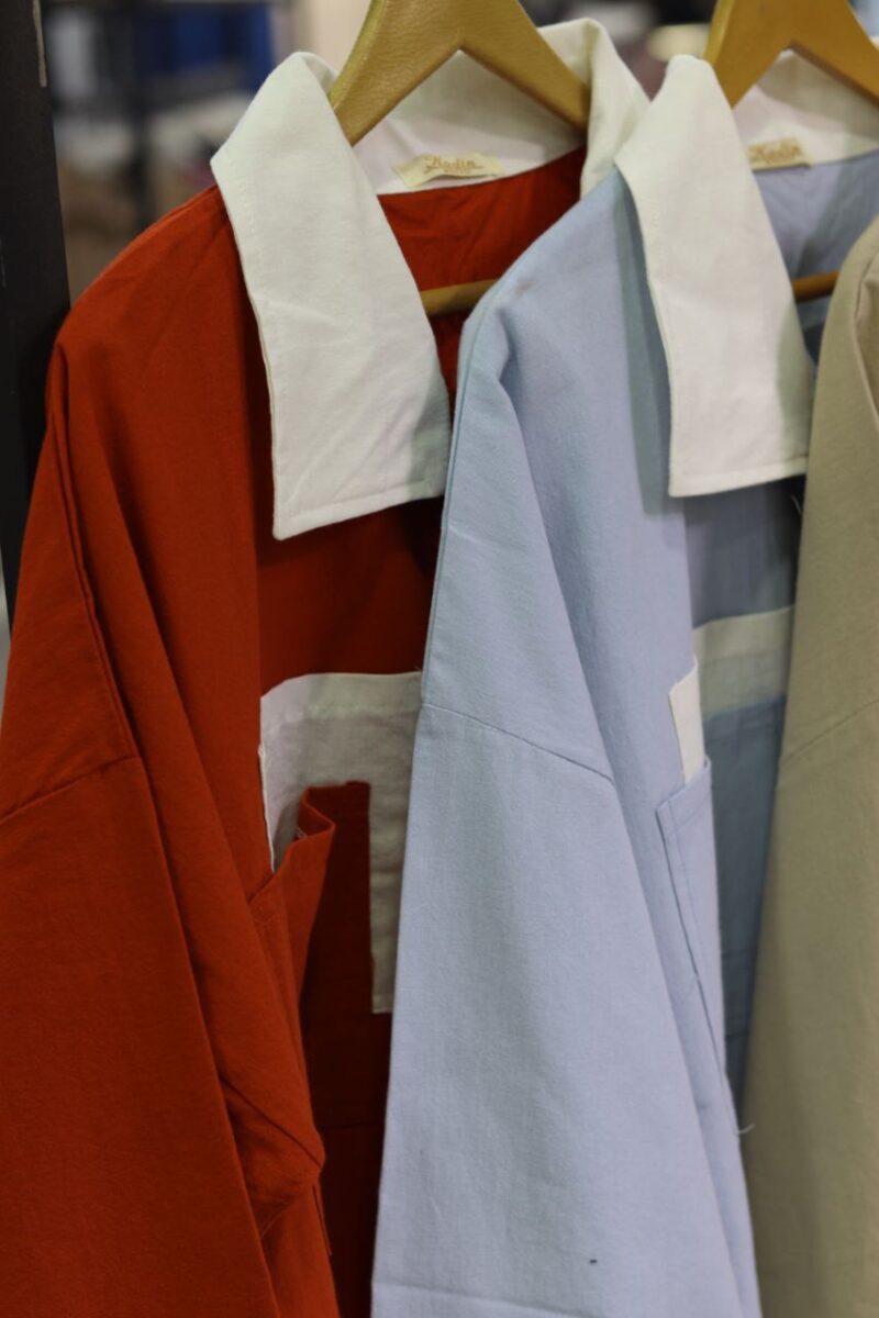 مانتو ۲جیب ۲رنگ‌ نبات (پک 3 عددی)