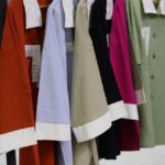 مانتو ۲جیب ۲رنگ‌ نبات (پک 3 عددی)