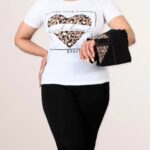 تیشرت پنبه چاپ قلب (پک 4 عددی)