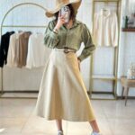 مانتو جلو دکمه آستین مچی (پک 5 عددی)