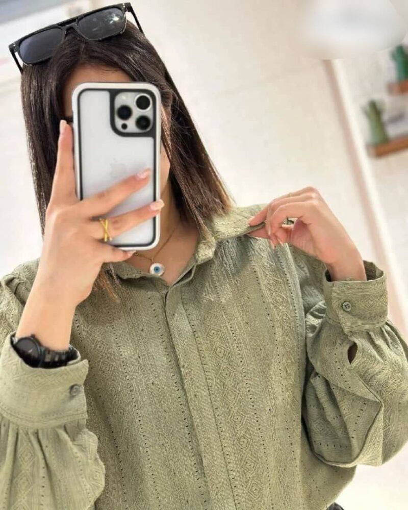 مانتو جلو دکمه آستین مچی (پک 5 عددی)