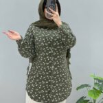 مانتو چاپ گل و شاخه (پک 6 عددی)