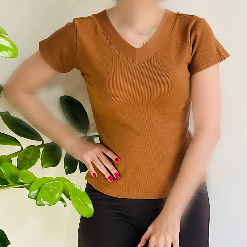 کراپ یقه هفت (پک 6 عددی)