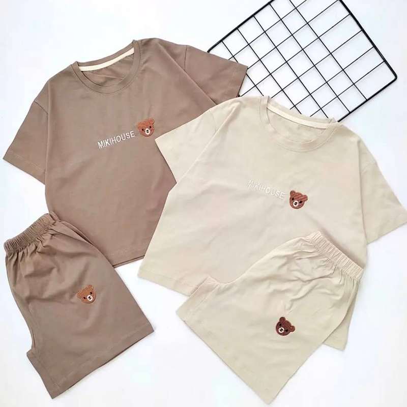 ست کراپ شورتک خرسی (پک 6 عددی)