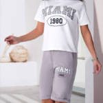 تیشرت شلوارک میامی (پک 3 عددی)