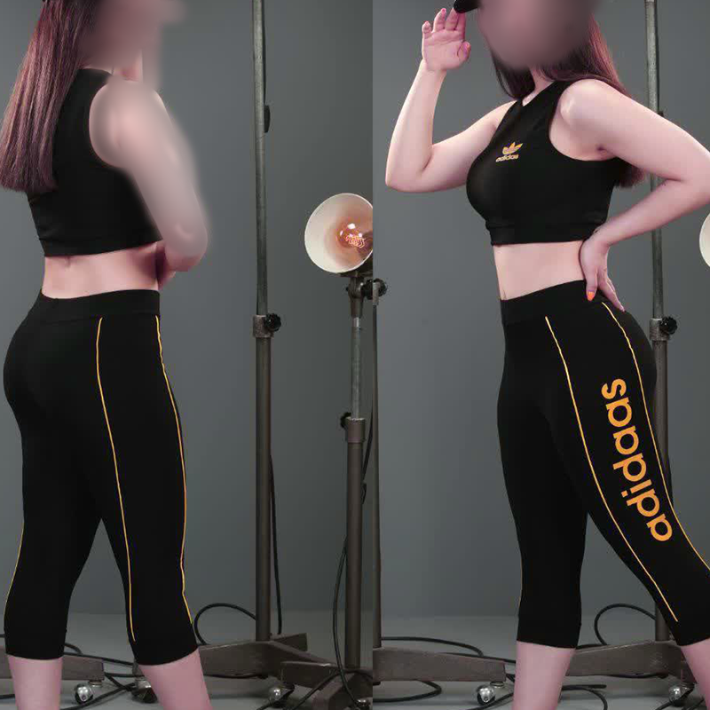 کراپ شلوارک باشگاهی آدیداس (پک 2 عددی)