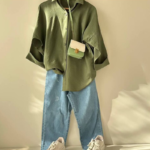 مانتو پشت دکمه رعنا (پک 4 عددی)