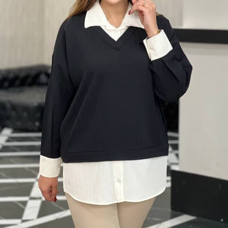 تونیک مانتویی وست ۲تیکه (پک 5 عددی)