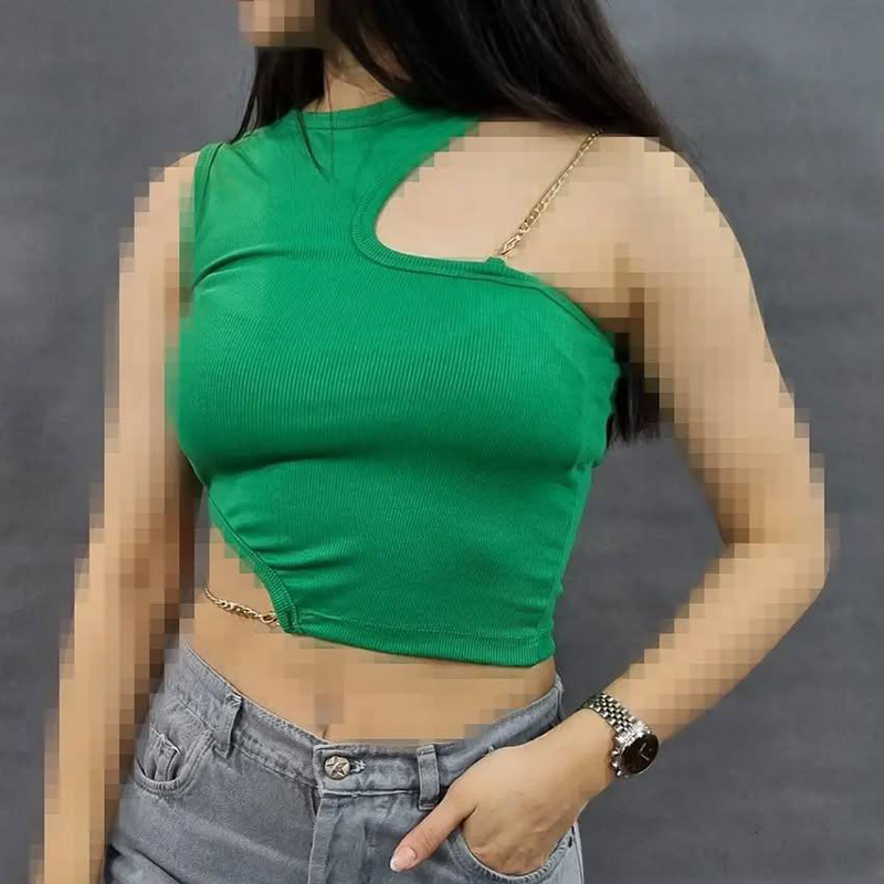 کراپ رومی یه طرف زنجیری  (پک 6 عددی)