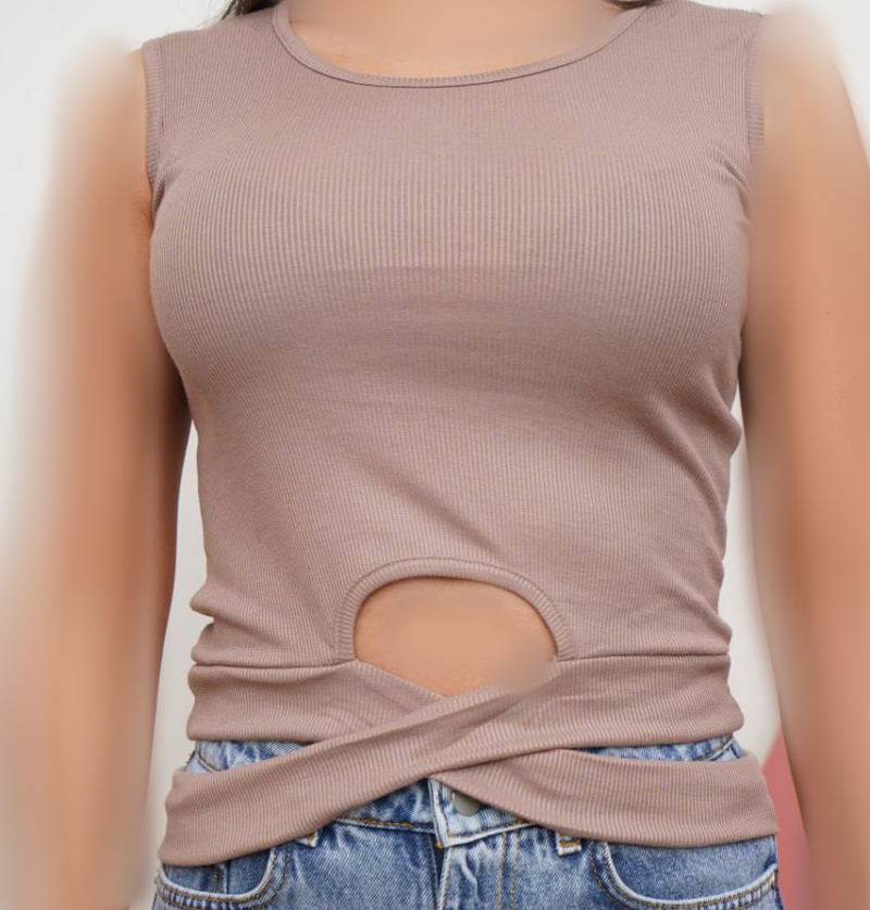 تاپ پایین ضربدری (پک 6 عددی)