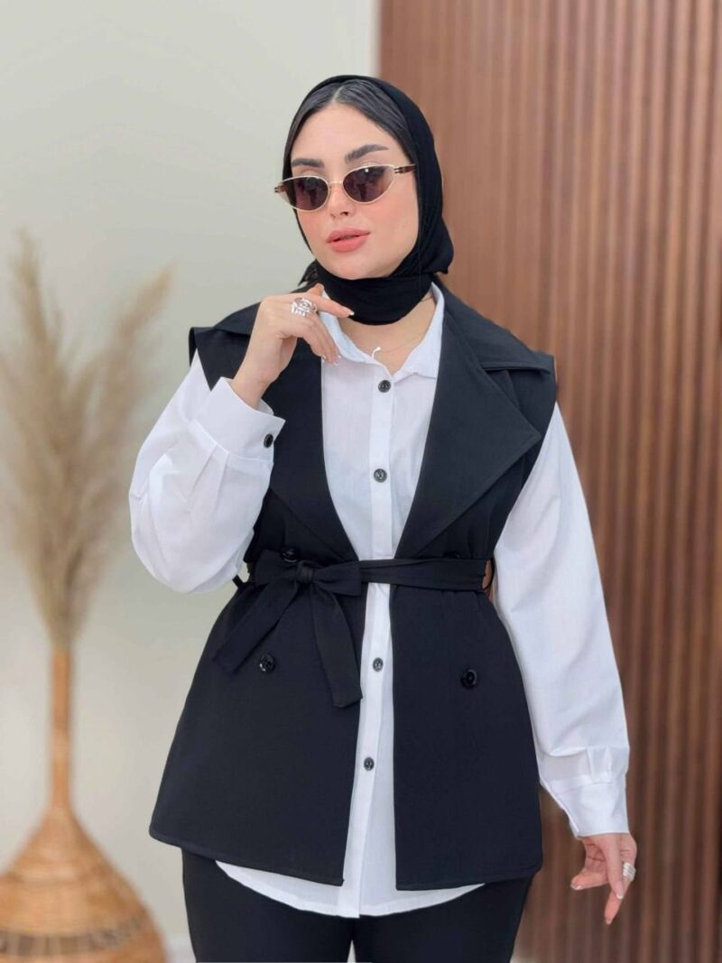 وست کوتاه نیلوفر  (پک 3 عددی)